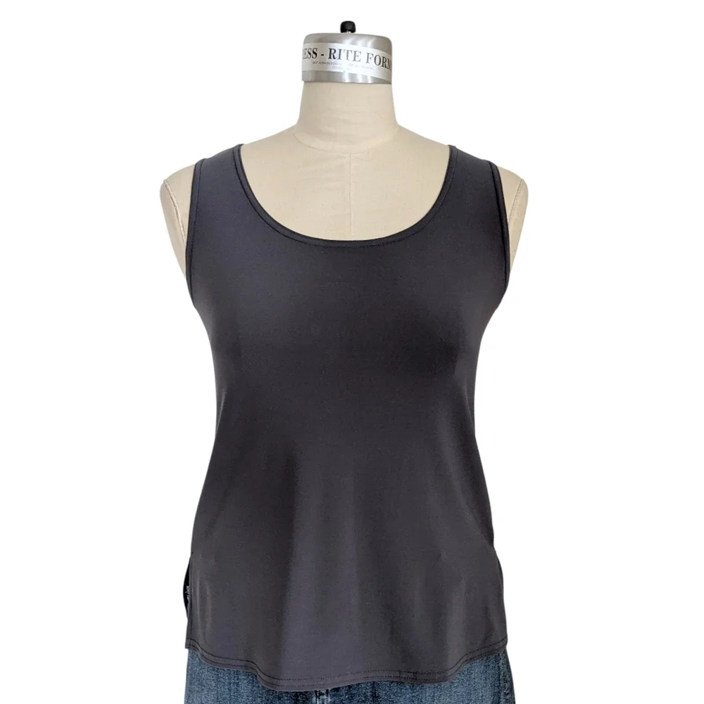 IC By Connie K Grey Tank Top Size Small - Picture 1 of 7